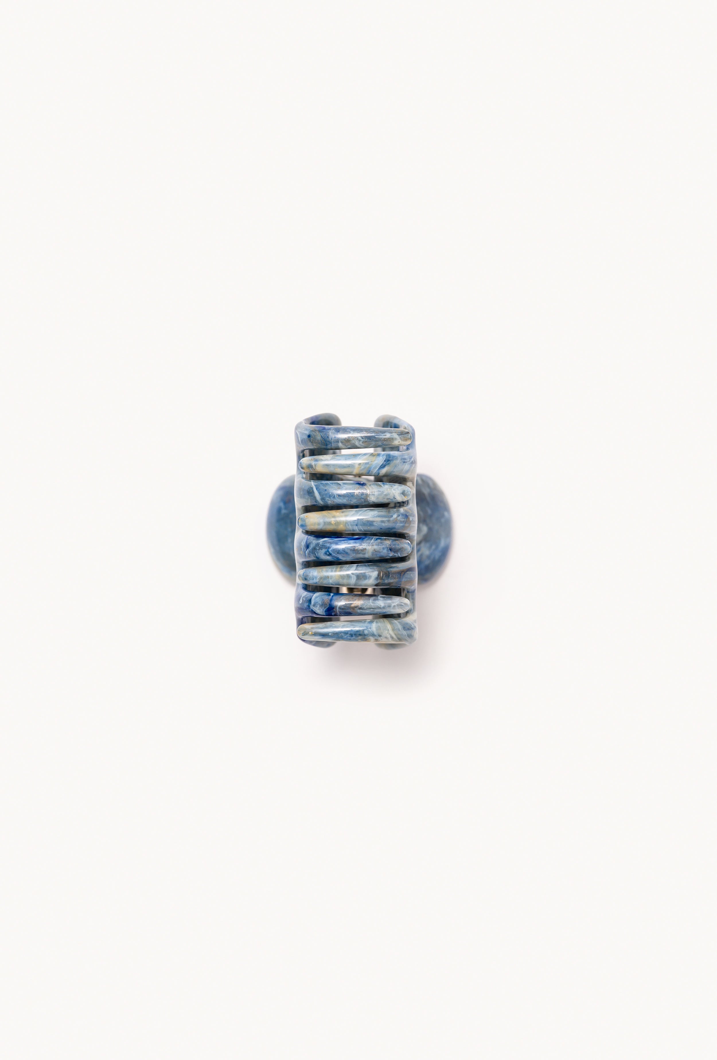 ヘアアクセサリー UNDO NO. 4 CLAW CLIP BLUE MARBLE 4