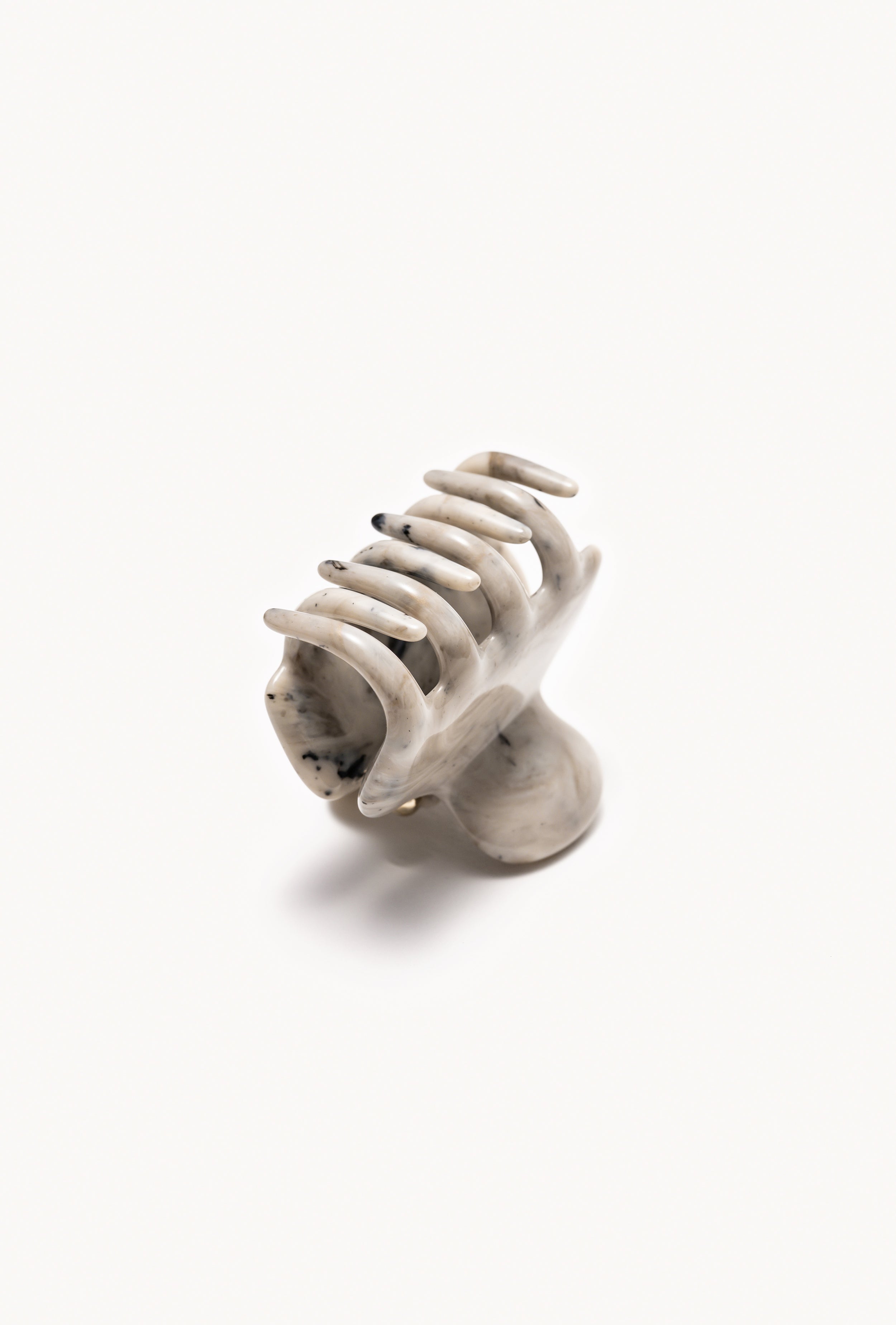 【新品】UNDO HAIRWAREヘアクリップ　No2 Grey marble 2