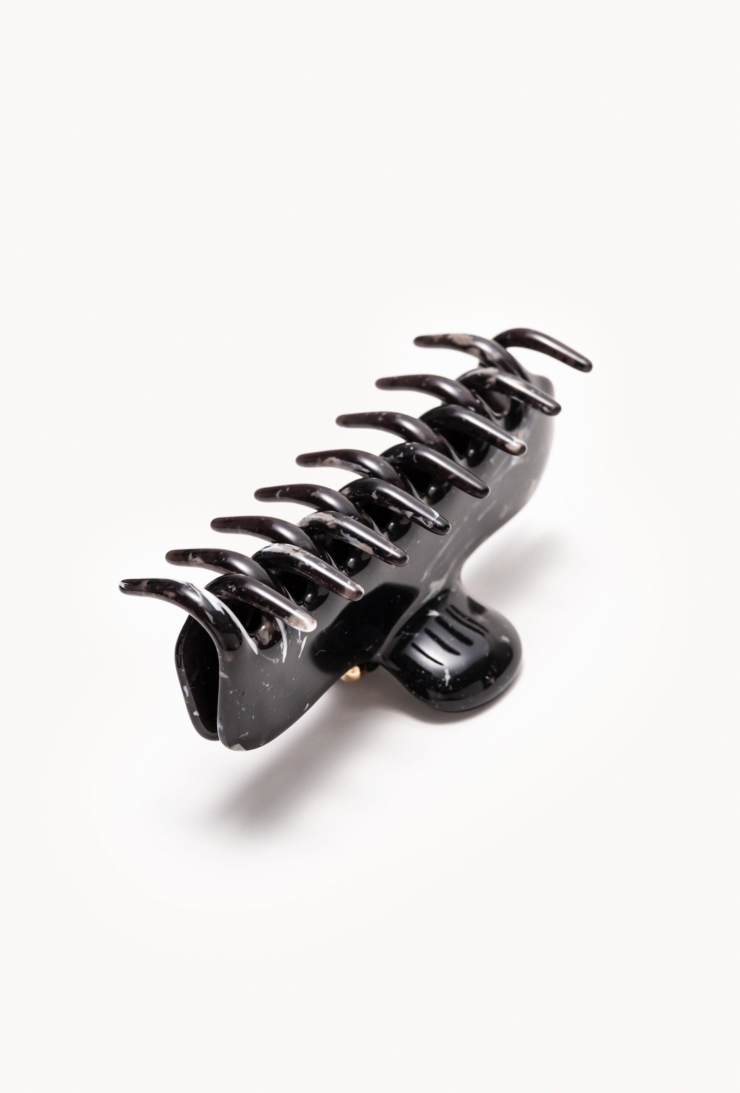 UNDO HAIRWARE ヘアクリップNo.4 4インチブラックマーブル 4