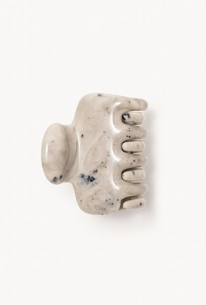 No. 5 Claw Clip - Grey Marble – Undo Hairware